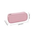 thumbnail image 3 of Pink Pencil Pouch, Waterproof Wear Resistant Oxford Fabric Case, Portable Daily Supply Organizer Bag, Large Capacity Stationery Storage Pouch for Office, Outdoor Travel and Tiny Tots Daily Use, 3 of 6