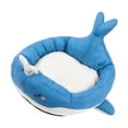 thumbnail image 2 of Cama para gatos con fondo antideslizante, perrera cálida de felpa suave para cachorros o perros pequeños L Yinane Cama para gatos, 2 of 8
