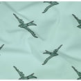 thumbnail image 4 of oneOone Organic Cotton Poplin Twill Fabric Bird Block Print Fabric BTY 42 Inch Wide, 4 of 4