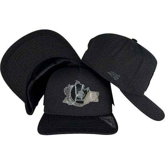 Oaxaca México Snapback Hat, Flat Brim Adjustable Cap, Aztec Map Heritage Design, Classic Baseball Style