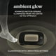 thumbnail image 5 of Báscula digital de baño Homedics, iluminación ambiental central con sensor de movimiento, elegante vidrio templado, medición de peso de alta precisión de hasta 181 kg, diseño sostenible, color negro, 5 of 5