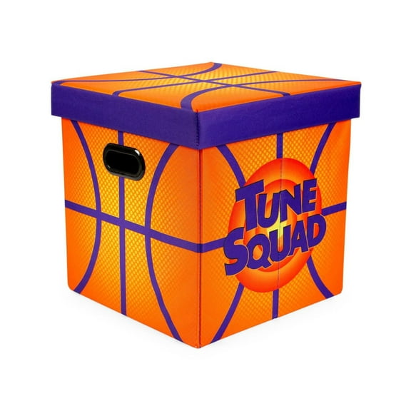 Space Jam: A New Legacy Orange Storage Bin Cube Organizer with Lid | 15 Inches
