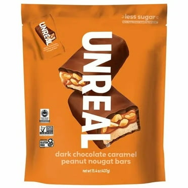 Unreal Dark Chocolate Caramel Peanut Nougat, 15.4 oz