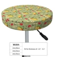 thumbnail image 4 of Balery Taco Fundas de asiento para taburete de bar redondo de tela de terciopelo ajustables que protegen de arañazos y manchas para sillas de 14 a 17 pulgadas.-12 inch, 4 of 7