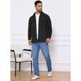 thumbnail image 2 of DARING DIVA Long Sleeve Button Solid Color Casual Work Jacket M Black, 2 of 7