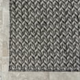 thumbnail image 4 of nuLOOM Camryn Herringbone Indoor/Outdoor Area Rug, 8' x 10', Camryn Light Grey, 4 of 9