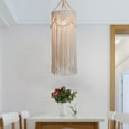 thumbnail image 5 of 3X Chandelier Boho Decor Hand-Woven Charm Macrame Wall Hanging Home Bunk Home Decoration Lamp Shade Mandala, 5 of 7