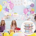 thumbnail image 2 of 3 Rolls Birthday Ribbons Birthday Gift Wrapping Riband Gift Package Ribbons, 2 of 4
