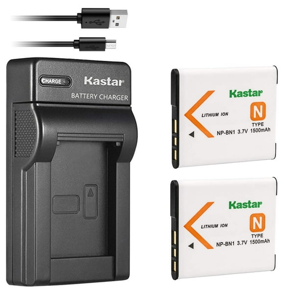 Cargador de batería de repuesto Kastar para Sony NP-BN1