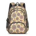thumbnail image 2 of Pioneer Flower Floral Print Pattern Backpack for School, Cute School Bag with Adjustable Shoulder Straps and Padded Back, 16.9"x12.6"x5.9", 2 of 5