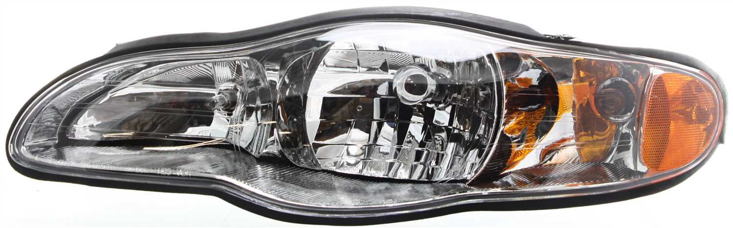 Headlight Compatible With 2000-2005 Chevrolet Monte Carlo SET of 2 Left Driver and Right Passenger Side Halogen With bulb(s)