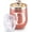D, variant on Initial Tumbler, Monogrammed Gifts for Women, 12oz Stainless Steel Monogram Tumbler Wine Coffee Mug with Lid for Birthday Gifts, Personalized Drinking Cup for Family Friend Sister.(Rose Gold/S)