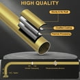 thumbnail image 6 of OLV Curtain Rods Wrap Around 66-120" Adjustable French Metal Large End Rods,Gold, 6 of 9