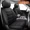 Black, variant on FANOTEK Custom Fit for Nissan Kicks 2018-2021 2022 2023 Car Seat Covers, Waterproof Faux Leather 5 Seat Front Rear Seat Cushion Protector Black Gray