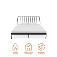 thumbnail image 4 of CosmoLiving Anastasia Metal Bed, King Size Frame, Black, 4 of 16