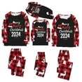 thumbnail image 1 of Pyjamas Assortis Tenues Familiales Assorties, Chemise à Carreaux Rouges Confortables Pjs de Noël pour un Look Familial Cohésif, 1 of 4