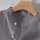 thumbnail image 2 of Camisetas de Manga Larga para Hombre Algodón Europa América Estilo Cuello de Soporte Boca Abierta Camisa de Manga Corta, Blusa de Poliéster Unisex, 2 of 6