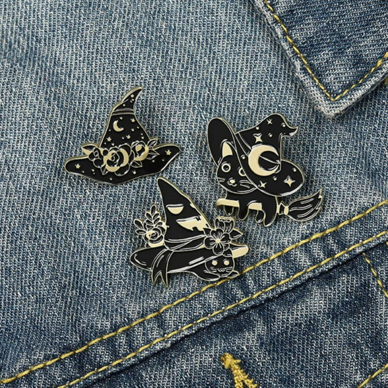 Dark Magic Wizard Hat Gothic Badges Brooches BASIC WITCH Button Pins For  Backpacks Punk Brooch Fashion Jewelry Gift Scarf Buckle - AliExpress