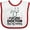 White and Red, variant on Inktastic Future Doctor Like My Mommy Girls Baby Bib
