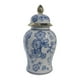 thumbnail image 2 of Jarra de jengibre azul y , tarro de almacenamiento para té, centros de mesa, maceta tradicional, jarrón de cerámica para arreglo de flores,, 2 of 8