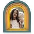 thumbnail image 3 of Isaac Jacobs 2x3 Vertical Rainbow Arc Resin Picture Frame with Gradient Design, Decorative Photo Frame, Tabletop & Wall Display, 3 of 3