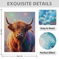 thumbnail image 3 of Diamond Art Kit for Adults, Colorful Pastel Animal Portrait Diamond Painting for Adults Beginners, 5D DIY Diamond Art Painting Kits, Colorful Diamond Painting Craft for Home Decor 12x16, 3 of 7