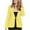 ZA-Yellow, variant on Meichang Long Sleeve Blazer for Women Slim Fit Lapel Open Front Blazer Lightweight Single Breasted Overcoat Solid Color Outwear