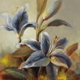 thumbnail image 3 of Loreth, Lanie 12x12 Black Modern Framed Museum Art Print Titled - Lilies After the Rain, 3 of 5
