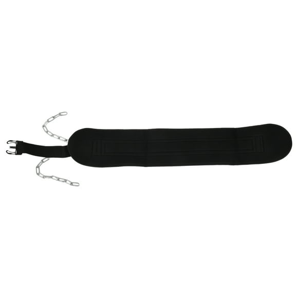 Dip Belt with Chain Gym Belt Pull Up Belt with Buckle for Weightlifting Training Gym Accessories