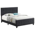 thumbnail image 2 of DeeHome Destiny Grey Tufted Upholstered Queen Panel Bed, 2 of 5