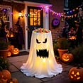 thumbnail image 4 of Halloween Ghost Candy Holder, LED Animated Spooky Snack Dispenser, Trunk Or Treat Porch Candy Stand, Holder for Halloween Trunk Or Treat Party Decor, 4 of 6