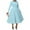 Light Blue, variant on Efsteb Cocktail Dresses For Women Vintage 1950s Round Neck Long Sleeve A Line Formal Church Swing Maxi Dress (White,S)
