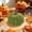 Green, variant on Flocked Fabric Artificial Pumpkins Faux Mini Pumpkin Decor Fall Halloween Thanksgiving Table Shelf Ornament,Gray