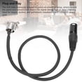 thumbnail image 4 of Cable De Paso XLR, Adaptador De Montaje En Panel Hembra XLR De 3 Pines, Para Micrófonos, Luces De Escenario, Mezcladores, Amplificadores, Monitores De Estudio, Altavoces, 4 of 7