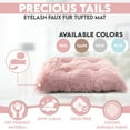 thumbnail image 4 of Precious Tails Eyelash Faux Fur Tufted Cat Dog Mat - Large, 4 of 9