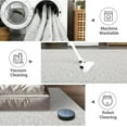 thumbnail image 6 of Senfot 5 x 7 Modern Contemporary Washable Area Rug for Living Room, Soft Non-Slip Ultra-Thin Bedroom Carpet, Durable Area Rug for Dining Room, Soft Indoor Floor Rug Gray, 6 of 6