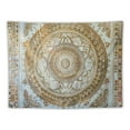 thumbnail image 5 of GOSMITH  Gold Mandala Tapestry Bedroom Aesthetic - Indie Wall Tapestry Hippie Room Decor - Boho White Trippy Tapestry Wall Hanging - Golden Mandalas Wall Art Painting, 5 of 6