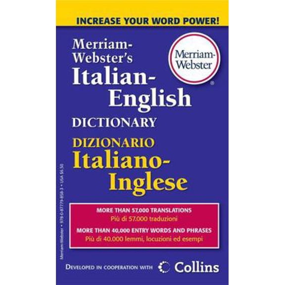 Pre-Owned Merriam-Webster's Italian-English Dictionary