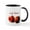 White/Black Inside, variant on CafePress - Just Peachy Mug - 11 oz Ceramic Mug - Novelty Coffee Tea Cup