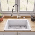 thumbnail image 2 of ALFI brand ABF2718UD-W Kitchen Sink, White, 2 of 5
