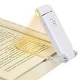 thumbnail image 2 of Book Reading Light USB Rechargeable Bookmark Light LED Clip on Book Lights Reading Lights for Books in Bed Small Book Light for Kids 2 Brightness Adjustable for Eye Protection White, 2 of 8