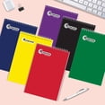thumbnail image 2 of Rosmonde 12 Pack Bulk Spiral Steno Book, 6" x 9" Gregg Ruled Steno Notebook, Assorted Covers, 80 Sheets (160 Pages) Bulk Steno Notebooks for Writing Notes in Office, School, College, Spiral Note Pads, 2 of 8