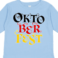 thumbnail image 4 of Inktastic Oktoberfest German Flag Colors Boys or Girls Long Sleeve Toddler T-Shirt, 4 of 5