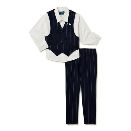 

Freestyle Revolution Toddler Boy Dress Shirt Vest and Pants Outfit Set 3-Piece Sizes 2T-3T