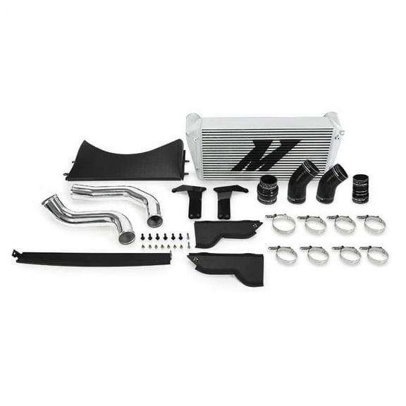 Mishimoto MMINT-RAM-13KSL Performance Intercooler Kit Compatible With Dodge Ram - Cummins 6.7 2013-2018 Sleek Silver