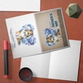 thumbnail image 4 of Shetland Sheepdog Proud Dad Happy Father's Day 7x5in Folded Greeting Card Sheltie Dog Lover Gifts Single Note Card with Envelope - 02008, 4 of 5