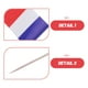 thumbnail image 3 of 200 unidades de palillos para cupcakes con la bandera de Francia, mini palillos de dientes con forma de bandera, palillos para cócteles, 3 of 7