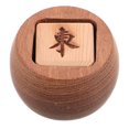 thumbnail image 3 of MOVTOTOP Mahjong Wind Indicator Crafted from Durable Wood for Home Game Play with Classic Design and Coffee Color 4.5x3.2 Inches, 3 of 7