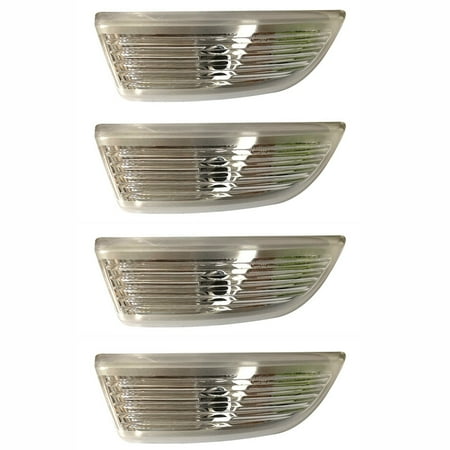 

10X Left Side(LH)Wing Mirror Door Indicator Turn Signal Light Cover for Everest 2012-2018 (Without Bulbs)