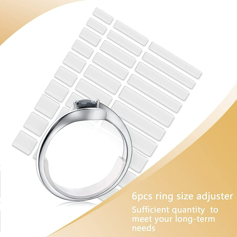 Ring Size Adjuster for Loose Rings Invisible Transparent Silicone